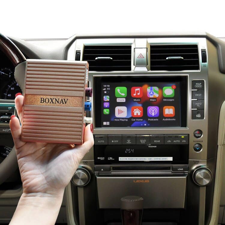 Linux System for Lexus GX460 2009 2010 2011 2012 2013 CarPlay Android Auto Mirror Link Support for Original Car Radio Function Reverse Camera Free Switching with OEM System