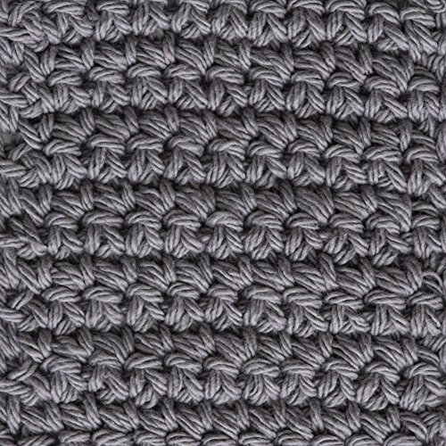 Image of Lily Sugar 'N Cream The Original Solid Yarn, 2.5oz, Medium 4 Gauge, 100% Cotton - Overcast - Machine Wash & Dry (Pack of 2)