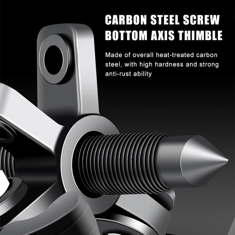 KK-GAL 3-Jaw Gear Puller, Heavy Carbon Steel Duty Pulley Puller, 3 Jaw Gear Bearing Flywheel Pulley Removal Tool, Heavy Duty Gear Extractor Tool for Automotive Wheel, Removal Tool for Gears,28in 28t