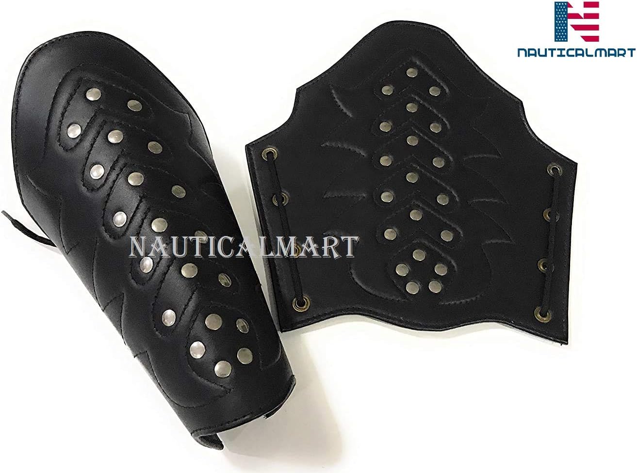 Ranger Thief Sable Black Studded Leather Light Armor Laced
