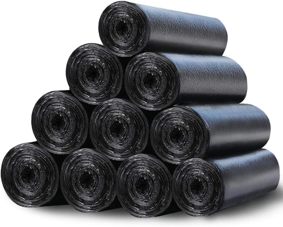 axiba Plastic Colored Dustbin Bin Liners, Trash Bag Roll, Garbage Bags Use for Small Size Trash Can in Living Room, Bathroom, Kitchen, etc.