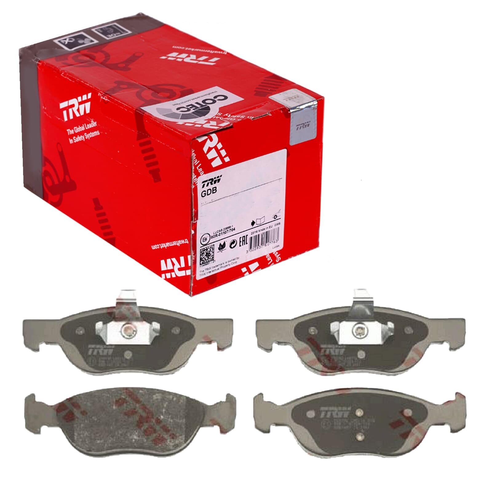 BRAKE PAD SET DISC BRAKE GDB1487 FOR FIAT GRANDE/PUNTO 188A9/199B2.000 1.2L 4cyl