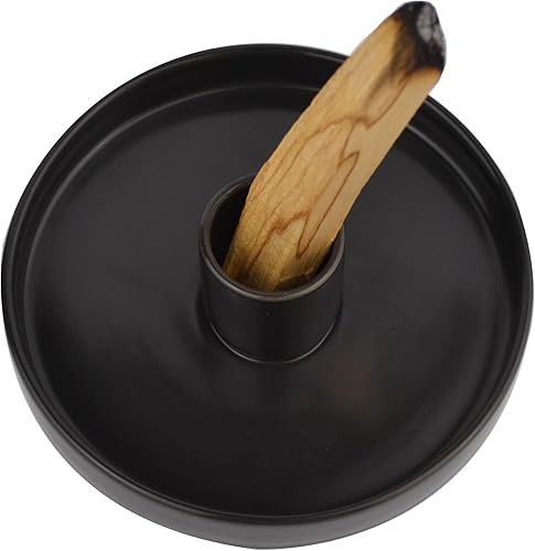 Miniatura 2 de Palo Santo - Soporte para palitos de palo, quemador de Palo Santo, soporte de cerámica para Palo Santo (negro)