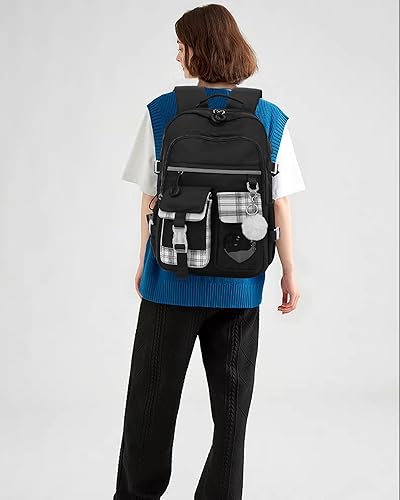 Miniatura 8 de Makukke Mochila escolar para niñas, mochila escolar para niños, escuela primaria, universidad, para adolescentes, niñas, mujeres, estudiantes,