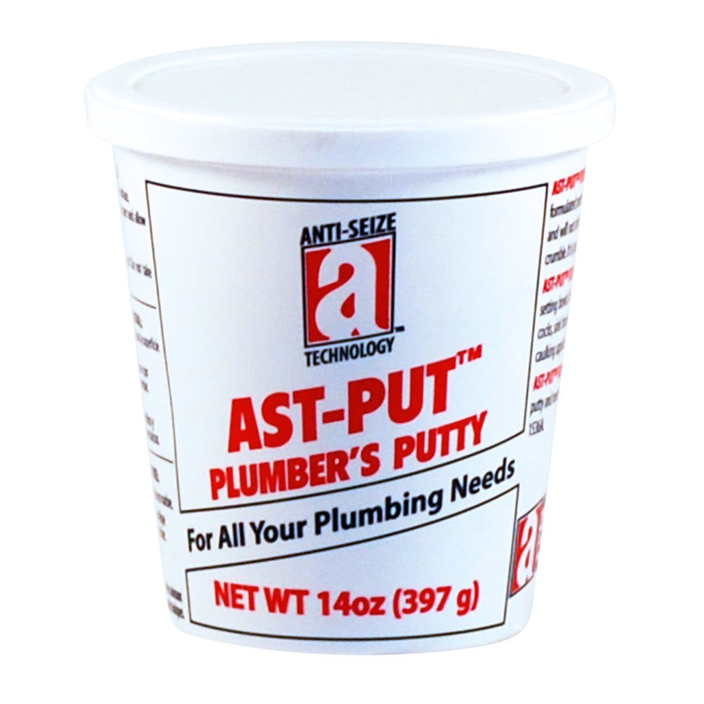 Anti-Seize Technology AST-PUT 25201 Plumber's Putty, Professional Grade, Tan, 14 oz. Tub