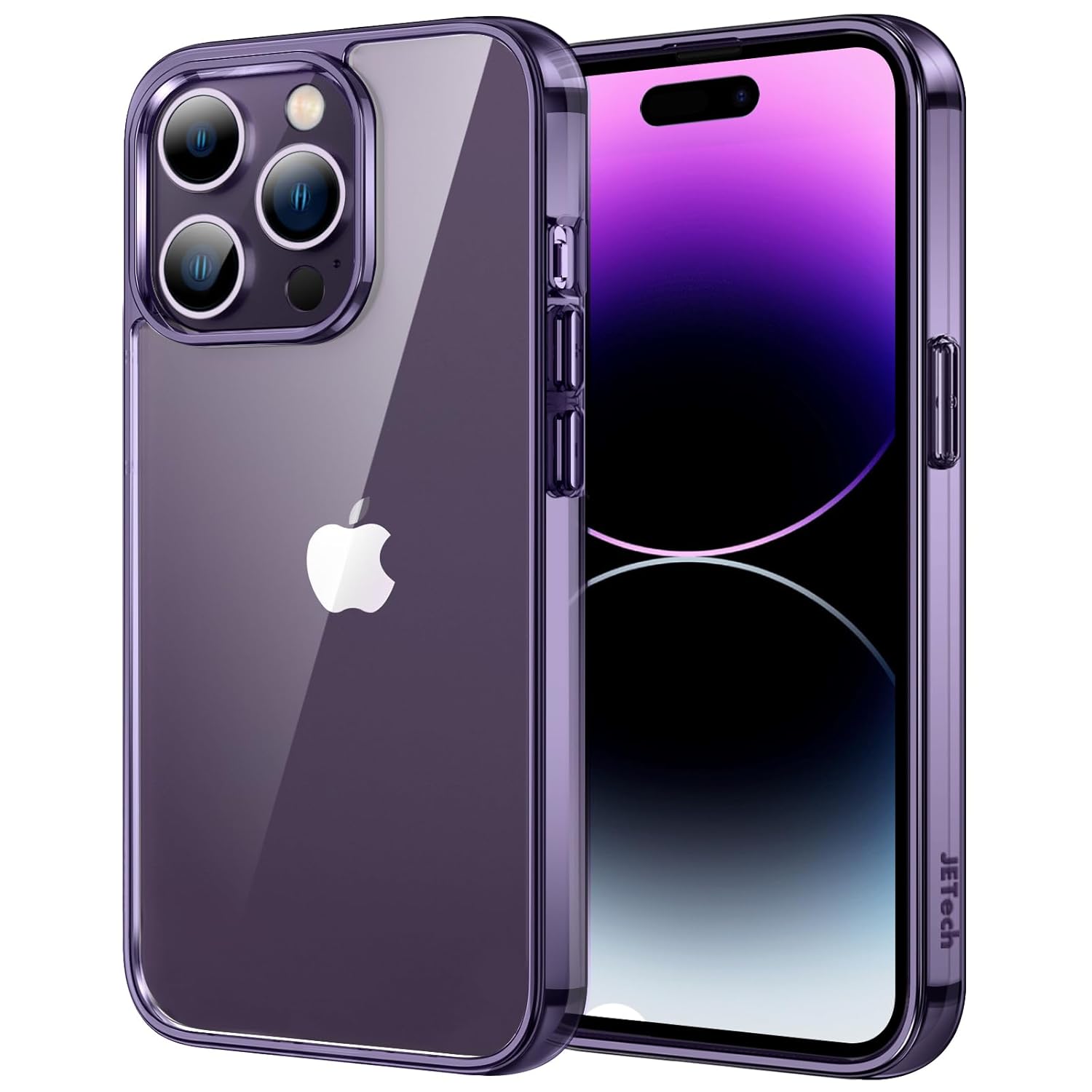 JETech Case for iPhone 14 Pro Max 6 7-Inch Non-Yellowing Shockproof Phone Bumper Cover Anti-Scratch Clear Back Deep