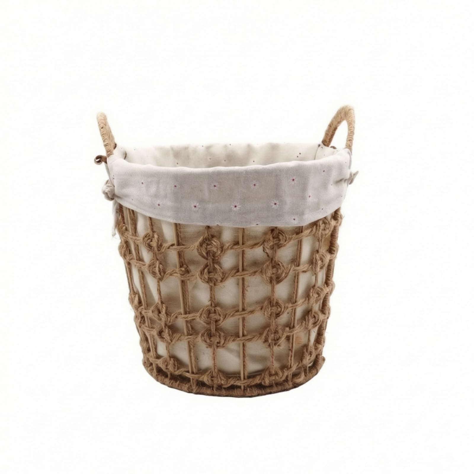 Cesta Ratán con Lavable Cesta Ratán corativa Cesto Almacenamiento con Forro para Armario, Grande, style to 4