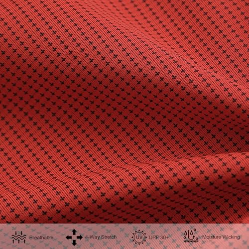 M MAELREG Mens Polo Shirts Short Sleeve Quick Dry Moisture Wicking Athletic Performance Jacquard Collared Golf Shirt for Men2