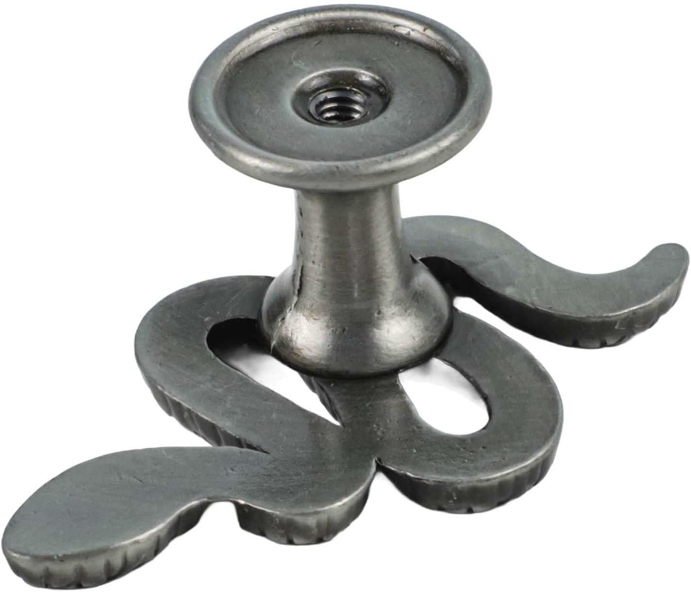 Snake Funiture Shape Zinc Alloy Cabinet Knobs Door Handles Drawer Pulls For Room Furniture(ancient tin)