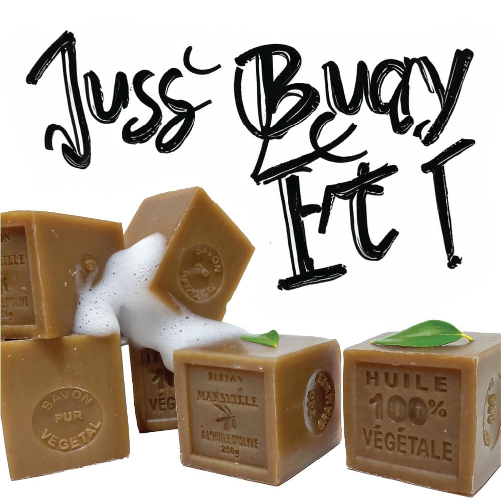 Marseille Soap - 2-Pack x 8.8 oz - 100% Vegetable Oil French Soap - Hypoallergenic and Suitable for All Skin Types - Image 3