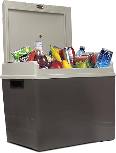 Koolatron Enfriador portátil - Enfriador eléctrico para automóvil, campamento, viajes, refrigerador aislado de 12 V para vehículo, barco, camión,