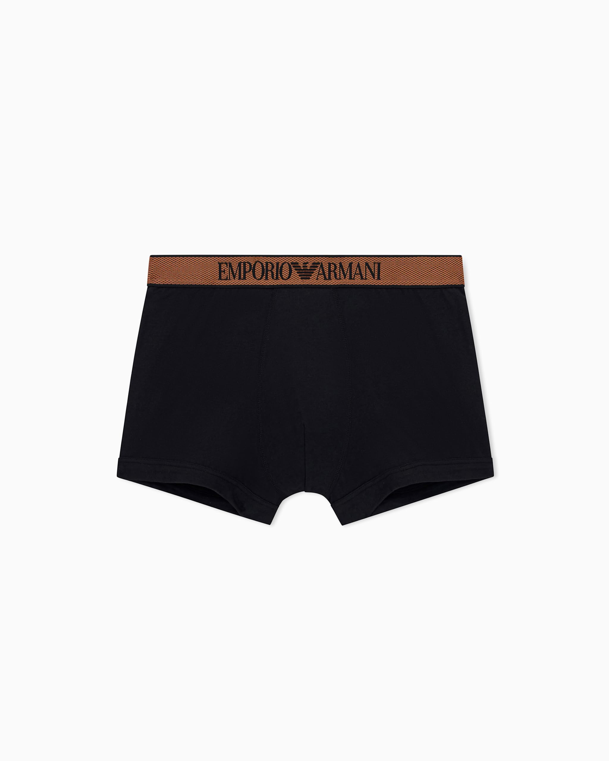 Emporio Armani Man's Shiny Logoband Trunk Black XL
