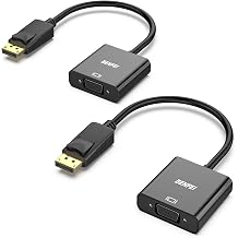 BENFEI DisplayPort to VGA 2 Pack,Gold-Plated