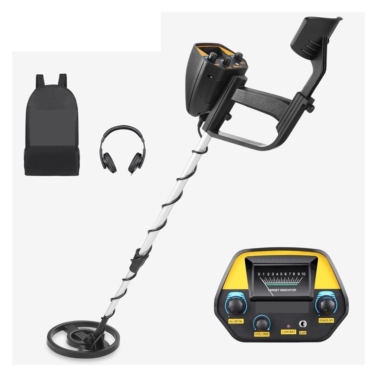 JKJZSALJ Metal Detector, Professional Under Ground Metal Md-4030P Gold Detectors Md4030 Treasures Detect Hunters Circuit Metales, High Accuracy