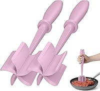 Vista 15 de 2 piezas de picadora de carne, molinillo de hamburguesa mejorado, picadora de carne premium resistente al calor para carne molida, herramienta