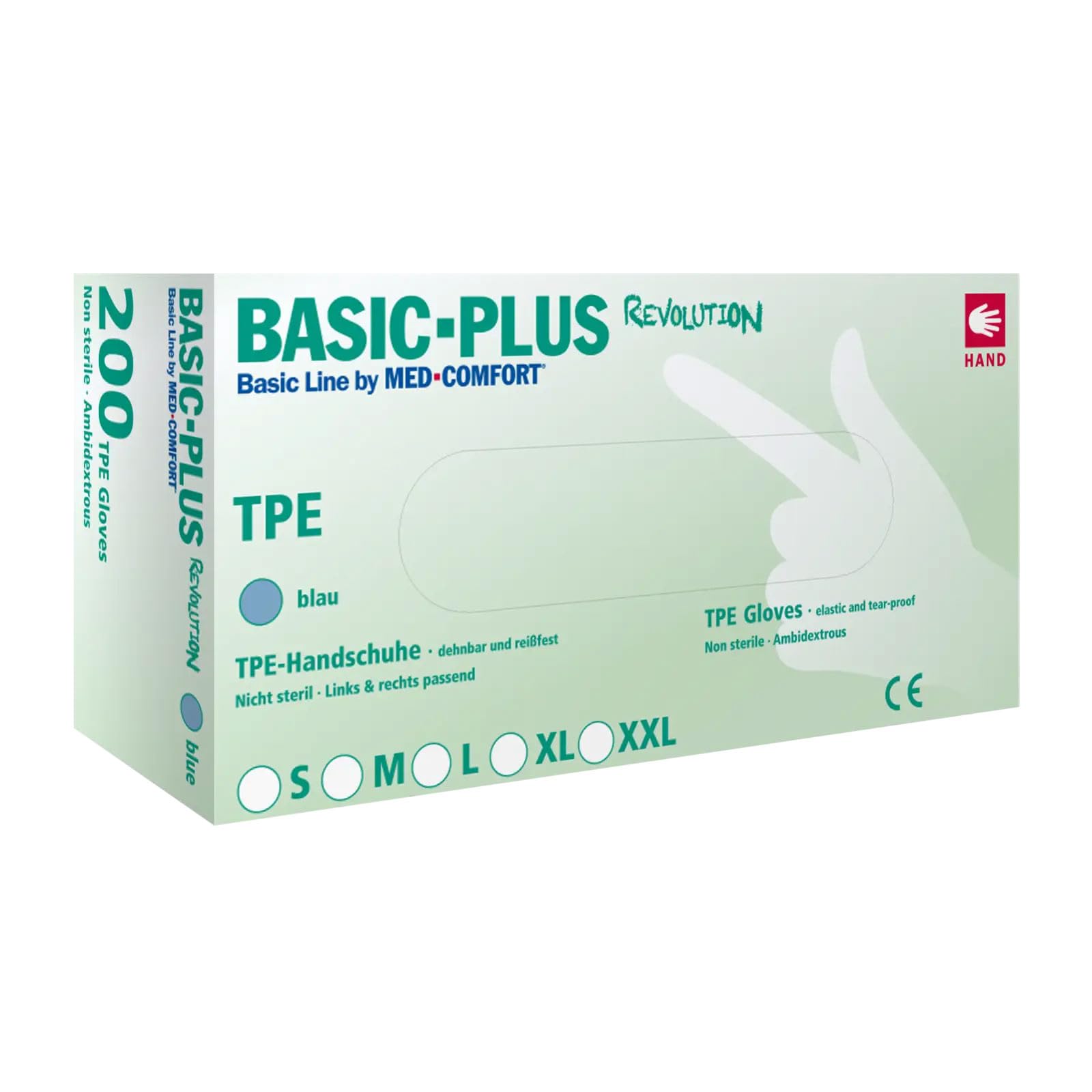 Einmalhandschuhe TPE Gr.L 200 Box bei Günstiger Preis