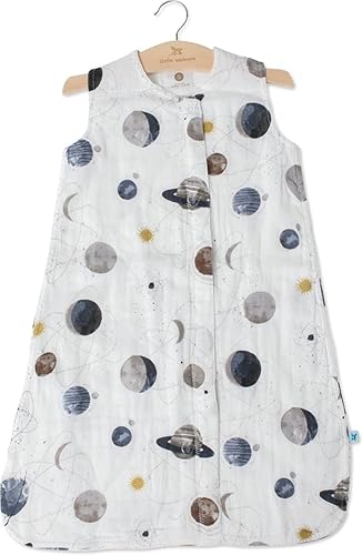 Miniatura 4 de Little Unicorn Saco de dormir de muselina prémium de 0 a 6 meses, 1.1 TOG, algodón de muselina suave y transpirable para un sueño más seguro,