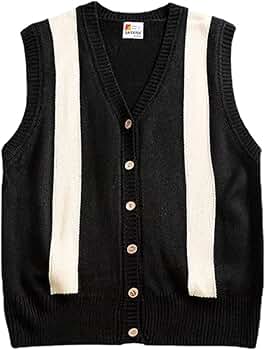 American Vintage, Knitted, Sleeveless, Cardigan Vest, Men