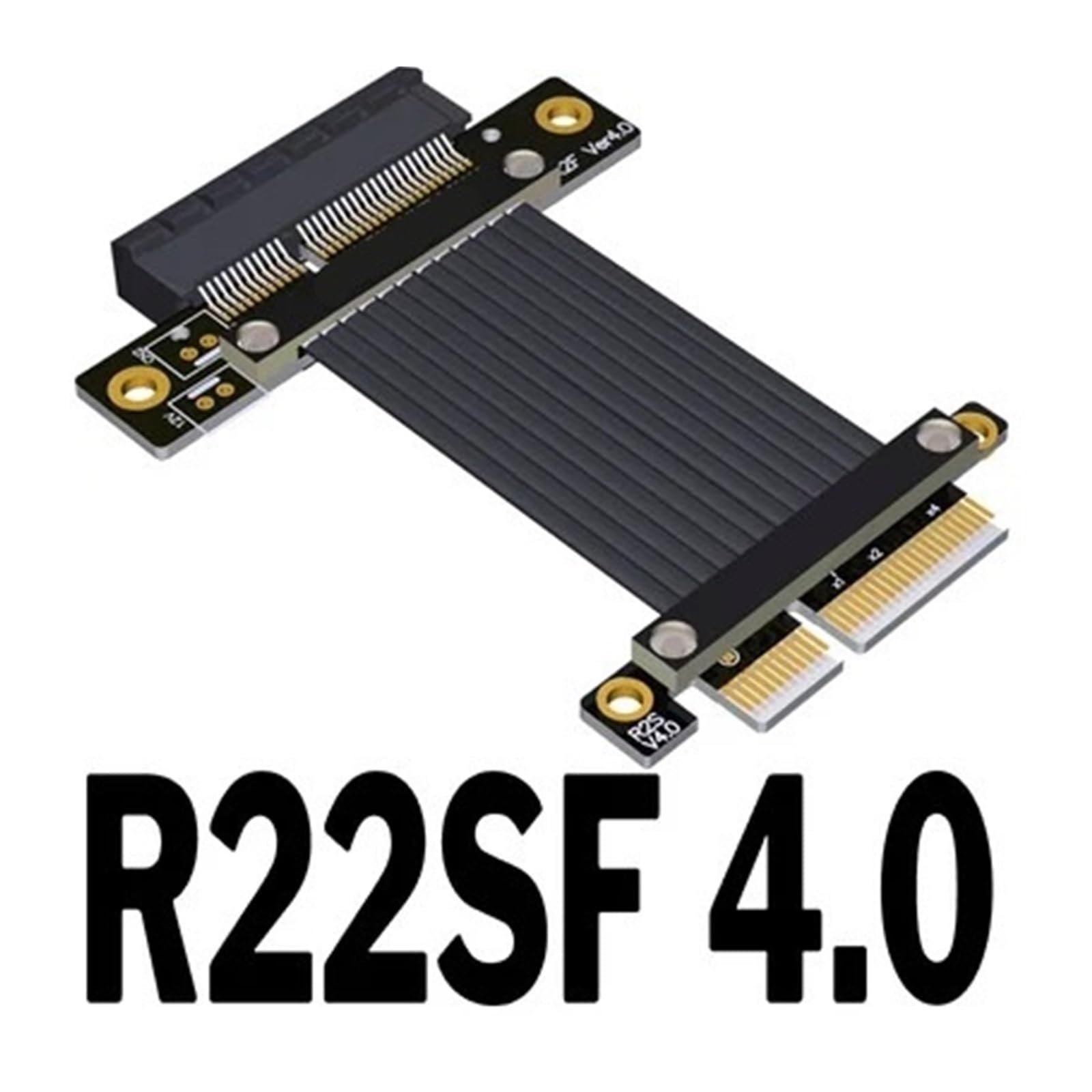 PCI-E 4X PCI Express 4.0 X4 PCIE Riser Card Converter Extender do karty graficznej GPU Miner 1 szt. (3 cm, R22SF 4.0)