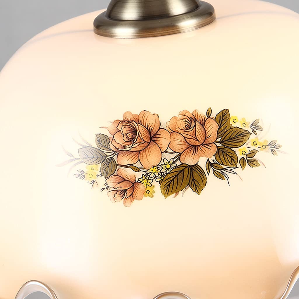Lampa stołowa Drewno szkło nocne lampy stołowe retro pasterskie lampy standingowe Nadaje się do salonu sypialni biuro wystrój