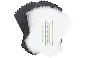 ASTARON Tracing Paper Wood: 150 Sheets Black Carbon Copy Paper for Precise Wood Tracing