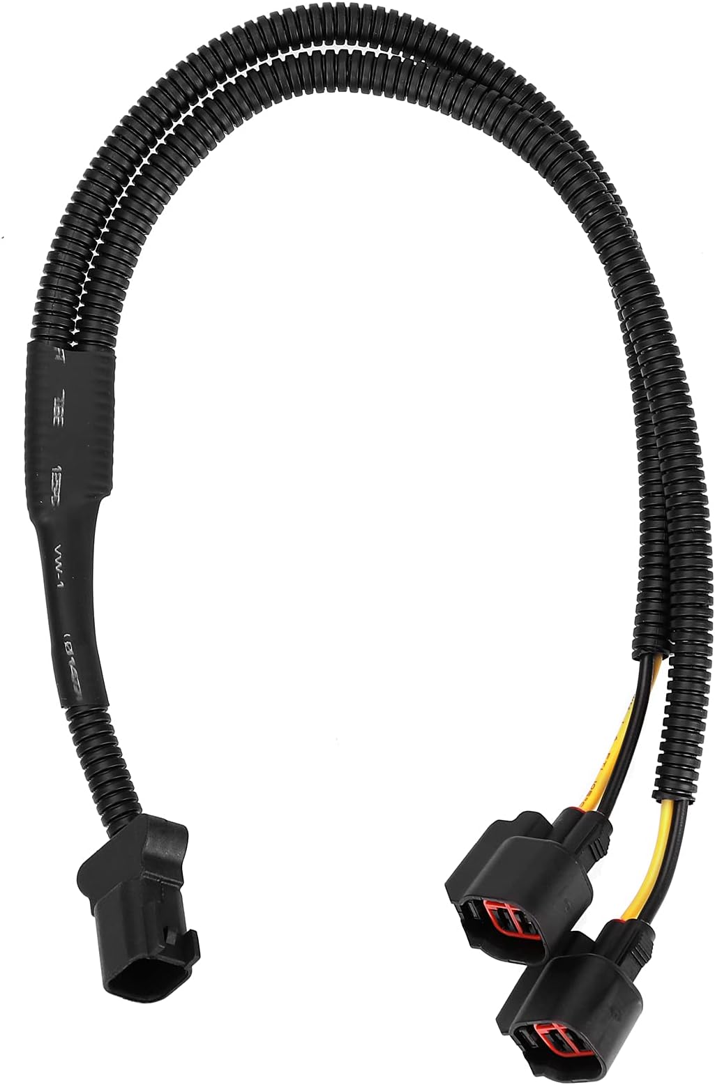 Car Horn Adapter Wiring Harness 1 to 2 Horn Adapter Connector Y Type Horn Special Plug Wiring Compatible with Ford Chevrolet