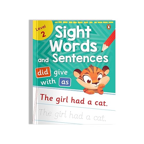 Sight Words and Sentences (Level 2) (Penguin Early Learning Series): First Practice Workbook of Most Common Sight Words for PreSchool Kids, Toddlers | With Vocabulary Development Activities