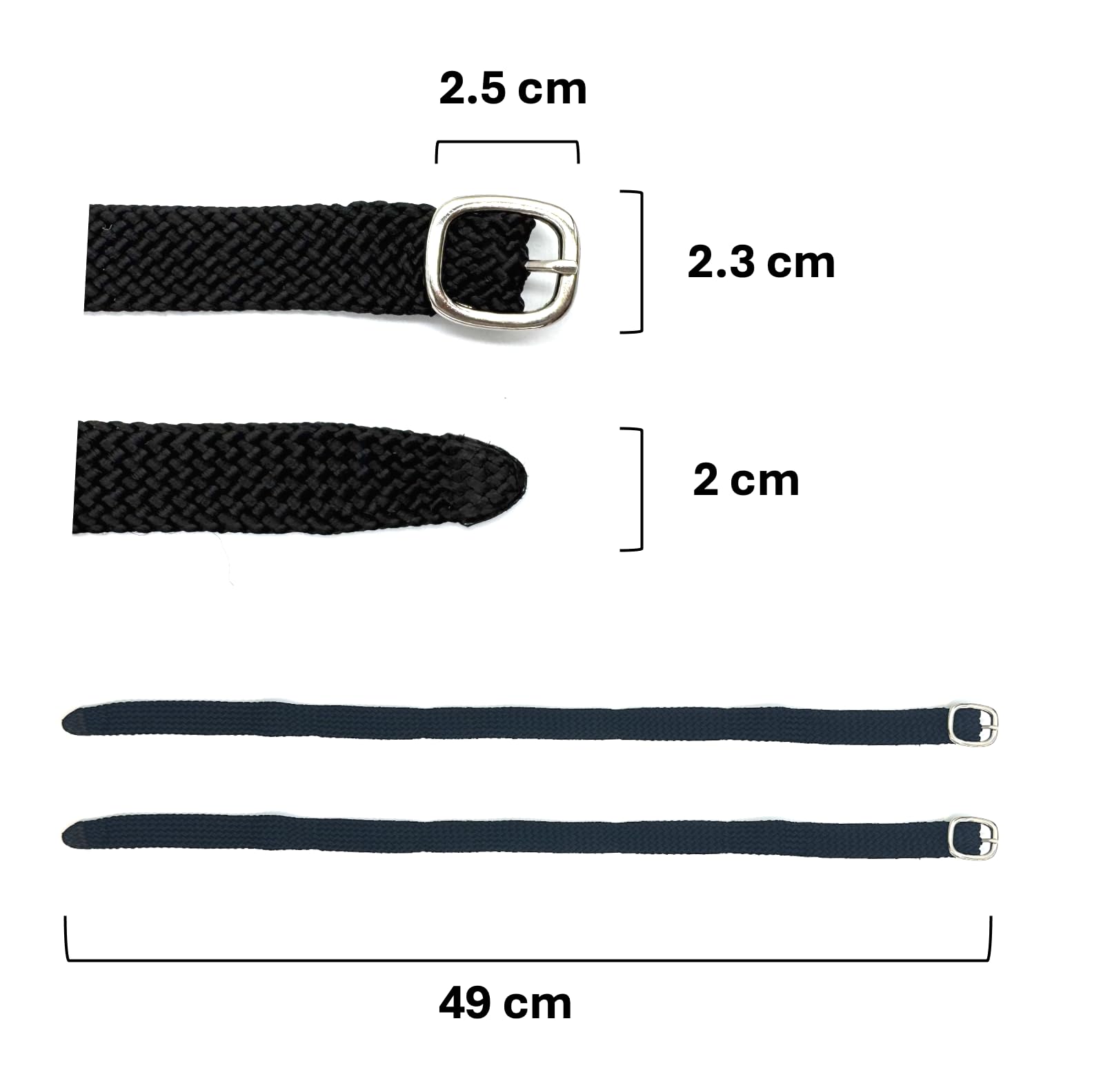 Equine Smile ES4006 Spur Rhymes Adjustable for Spores Replacement Straps Made of Strong and Soft Nylon Spur Straps Horse Sport Straps Riding Spur Straps Fixing Riding Spurs - Image 3