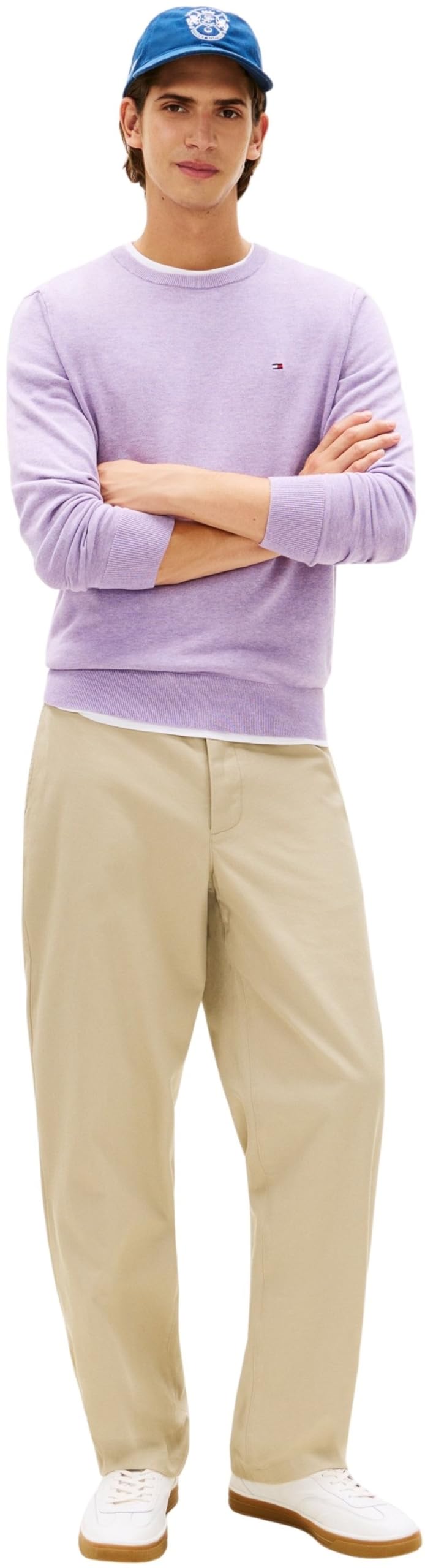 Tommy Hilfiger Jersey Hombre Essential Cotton con Cuello Redondo