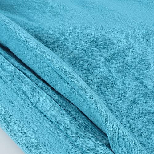 Generic Linen Pants Women jeans Linen Pants Women Palazzo Lounge Pants Cropped Comfy Baggy Trousers with Pockets Wide Leg Bottom Sweatpants Trendy 2024 Elastic Waist Pajamas Tall Long Vacation4