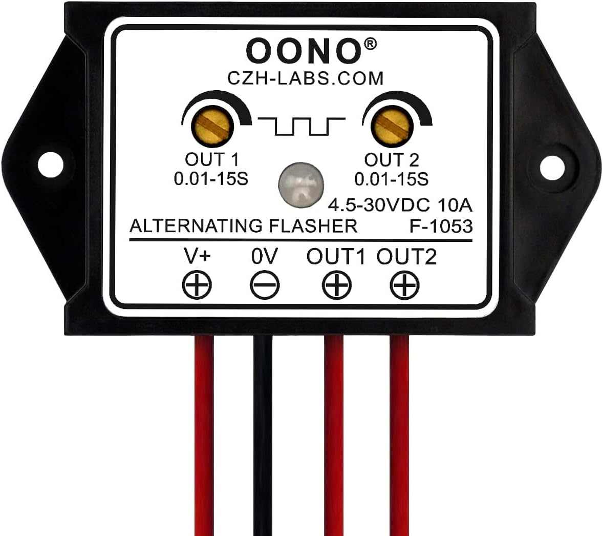DC 4.5-30V 10A Dual Output Alternating Flasher Module