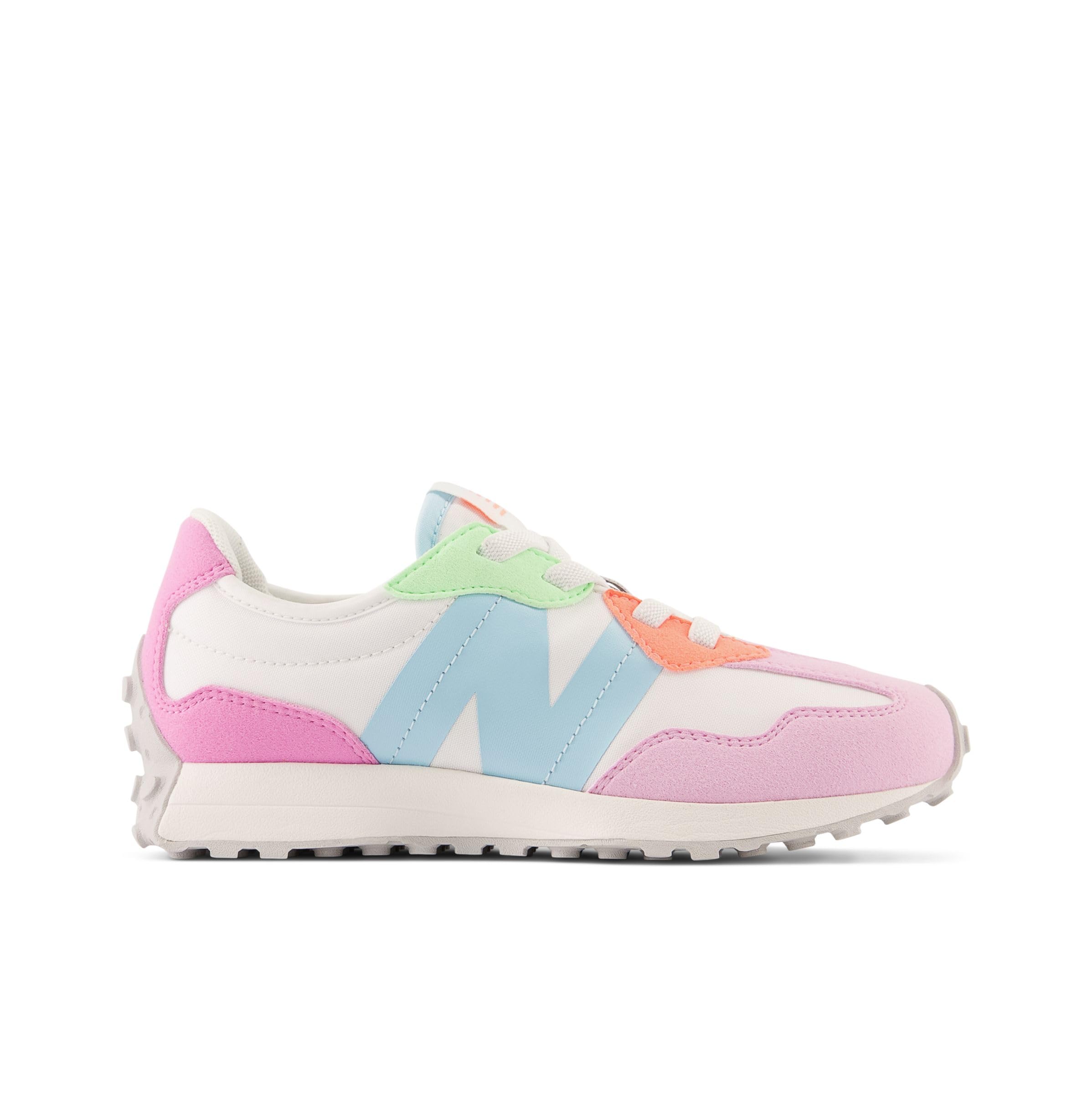 New Balance Zapatillas para niña multicolor Zapatillas Casual 327 Bungee Lace