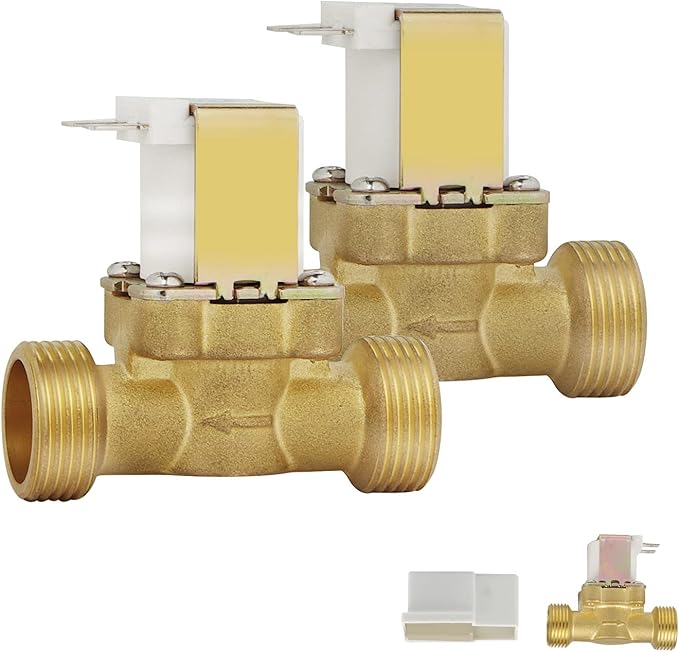 Magnetventil Messing G1/2 AC 220V - Normal Geschlossen Für Wassersteuerung