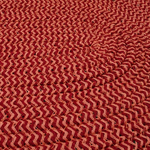 Stylish Braided Corded Oval Placemat (12"x18" Oval, Merlot) by CAIT CHAPMAN HOME COLLECTION - Used condition - Image 3