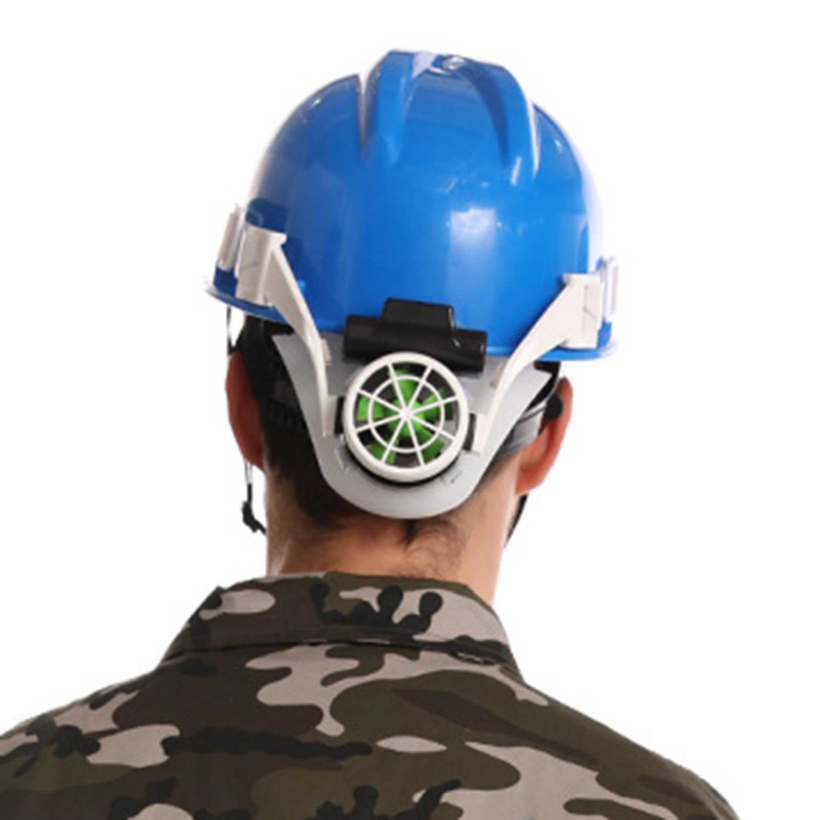 Makamsui Cooling Fan for Hard Hats and Safety Helmets, 3 Gear Adjustment Air Cooling Fan with Adjustable Band, Summer Outdoor Worker Hardhat Fan Division Turbofan A : Home & Kitchen