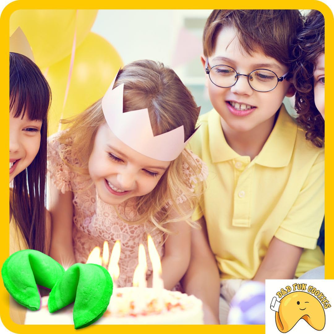 Biscotti della Fortuna Cinesi, Biglietti Profetici, biscotti rosa, come regalo, compleanno del bambino, festa, per gli ospiti, per una festa, biscotti fortunati, magia, Sapore Vaniglia (100 pezzi)