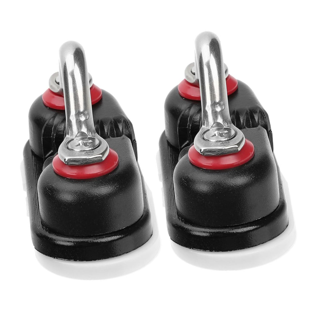 GOOHOCHY 2 Pack Boat Cam Cleats 8 Inch Aluminum Alloy Marine Line Cleats Anchor Rope Lock Kayak Yacht Boat Accessory