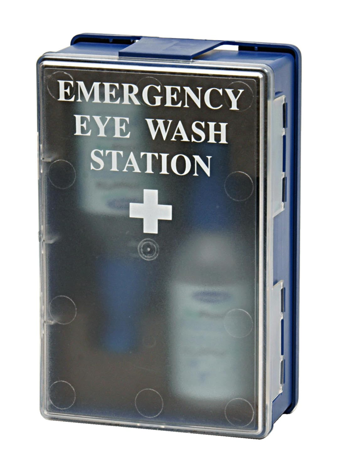 Armadietto Kit Lavaggio Oculare Emergenza Soluzione Fisiologica Salina Occhi 2x250 ml PH Neutro 263x170x83 mm