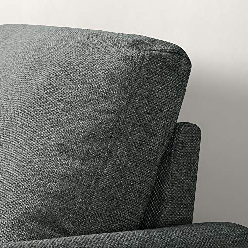 Zinus Jackie Loveseat Sofa / Easy, Tool-Free Assembly, Green Stone #TOP4