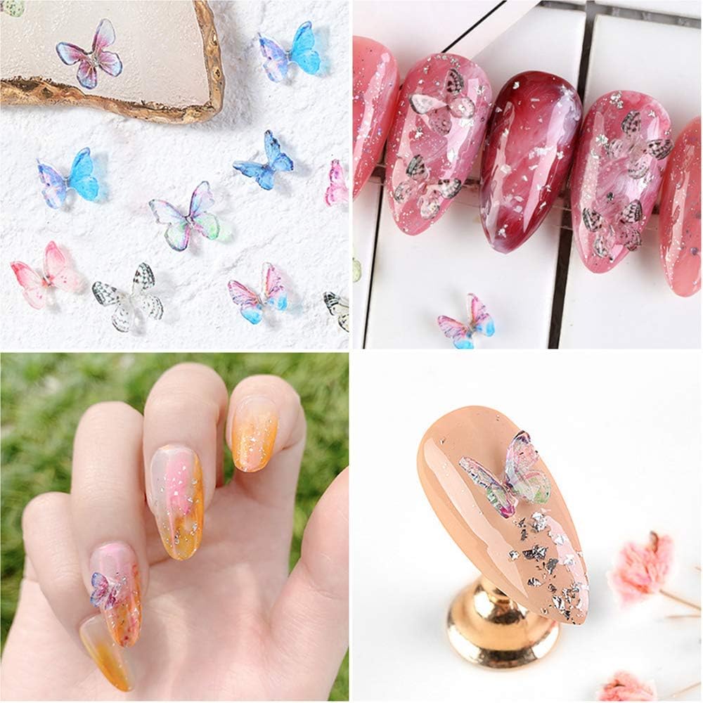 Amazon 2箱 ネイルパーツ 蝶 立体 ネイルパーツ クラフト ネイルアートパーツ 3d ジュエリーパーツ Diy 手作 バタフライ模様 パーツ 封入 マニキュア素材 アクセサリーパーツ 通販