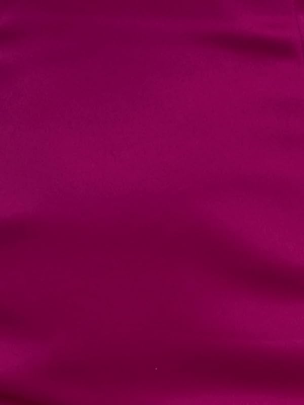 Adrianna Papell Women's Satin Crepe Dress | One Shoulder Evening Gown with Twisted Metallic Ring & Draped Bodice, Wild Magenta, 18 by Adrianna Papell - Image 3