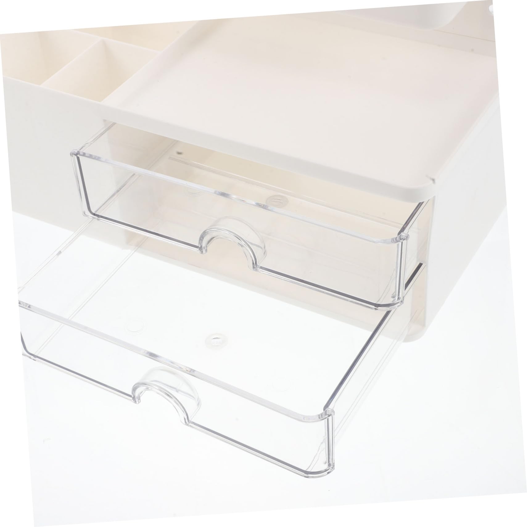 Cabilock Caja De Almacenamiento De Tablero Perforado con Cajón Organizador De Portalápices De Escritorio Forma De Conejito para Almacenar Bolígrafos Papelería y Accesorios De Oficina La Mes