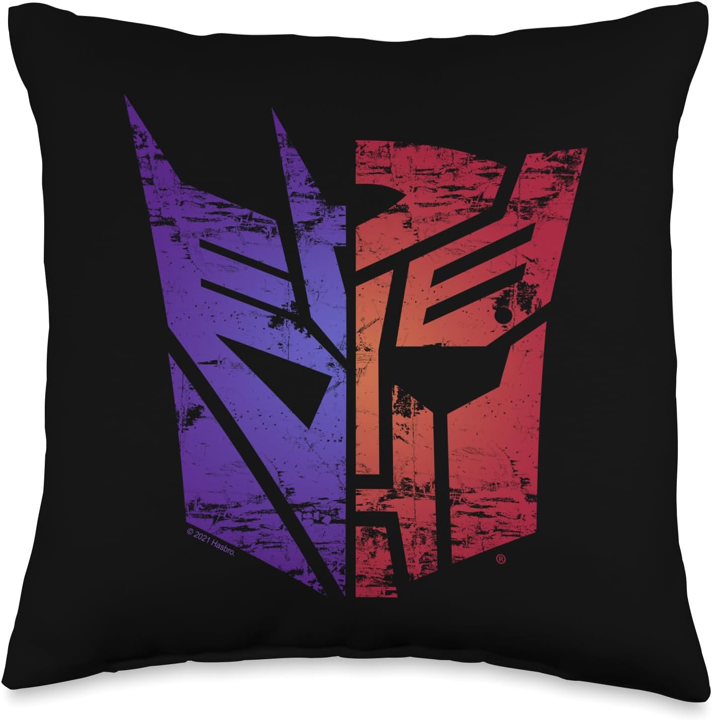 Transformers Split Logo Throw Pillow