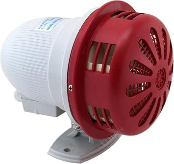 Vixen Horns Loud Electric Motor Driven Alarm/Siren Air Raid 12V VXS-9080SCL