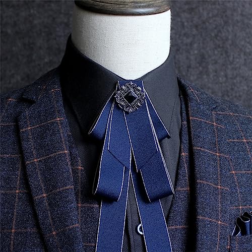 Corbata de moño clásica para hombre estilo británico miniatura 2