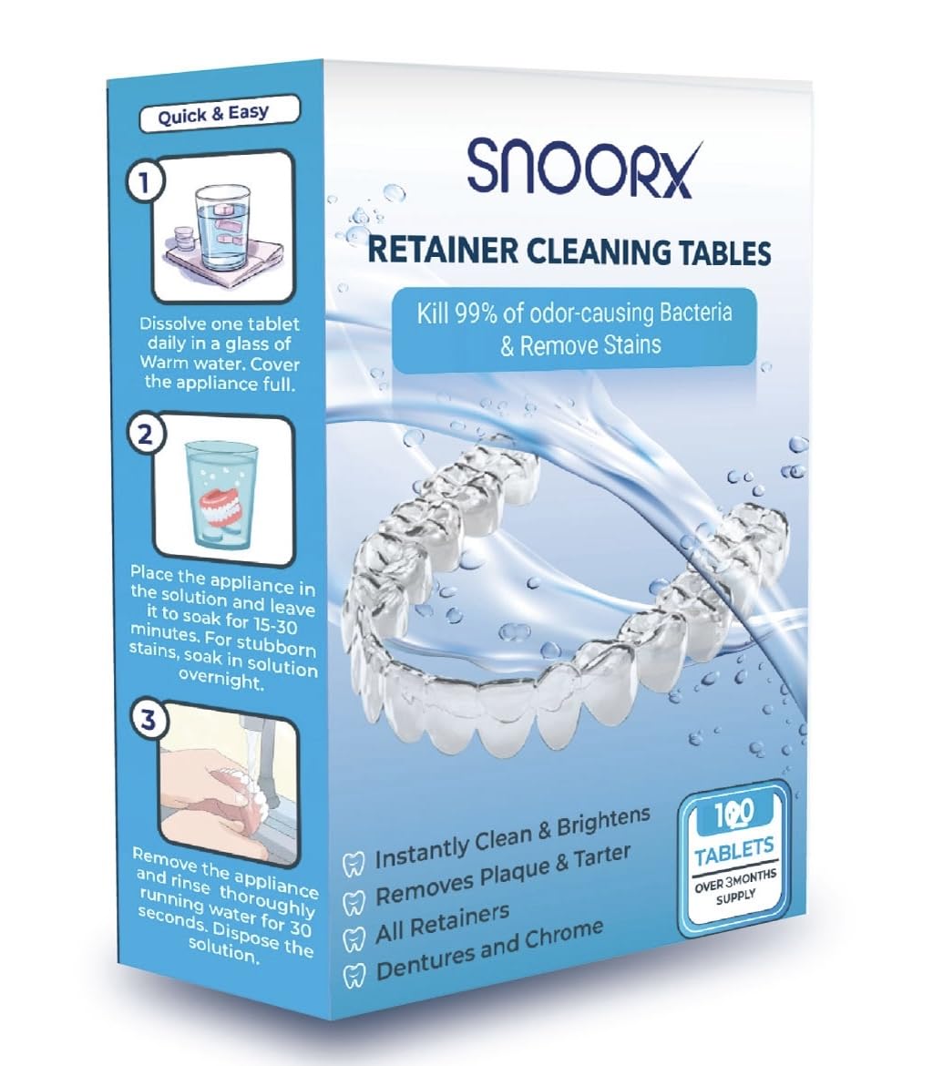 Professional UK Retainer Cleaning Tablets 40,100,120 Tablets, Kills 99% for Denture Cleaning Care, Mouth Guard, Braces, Chrome, Ultrasonic Cleaner Use, Jewellery, 2024 New Formula