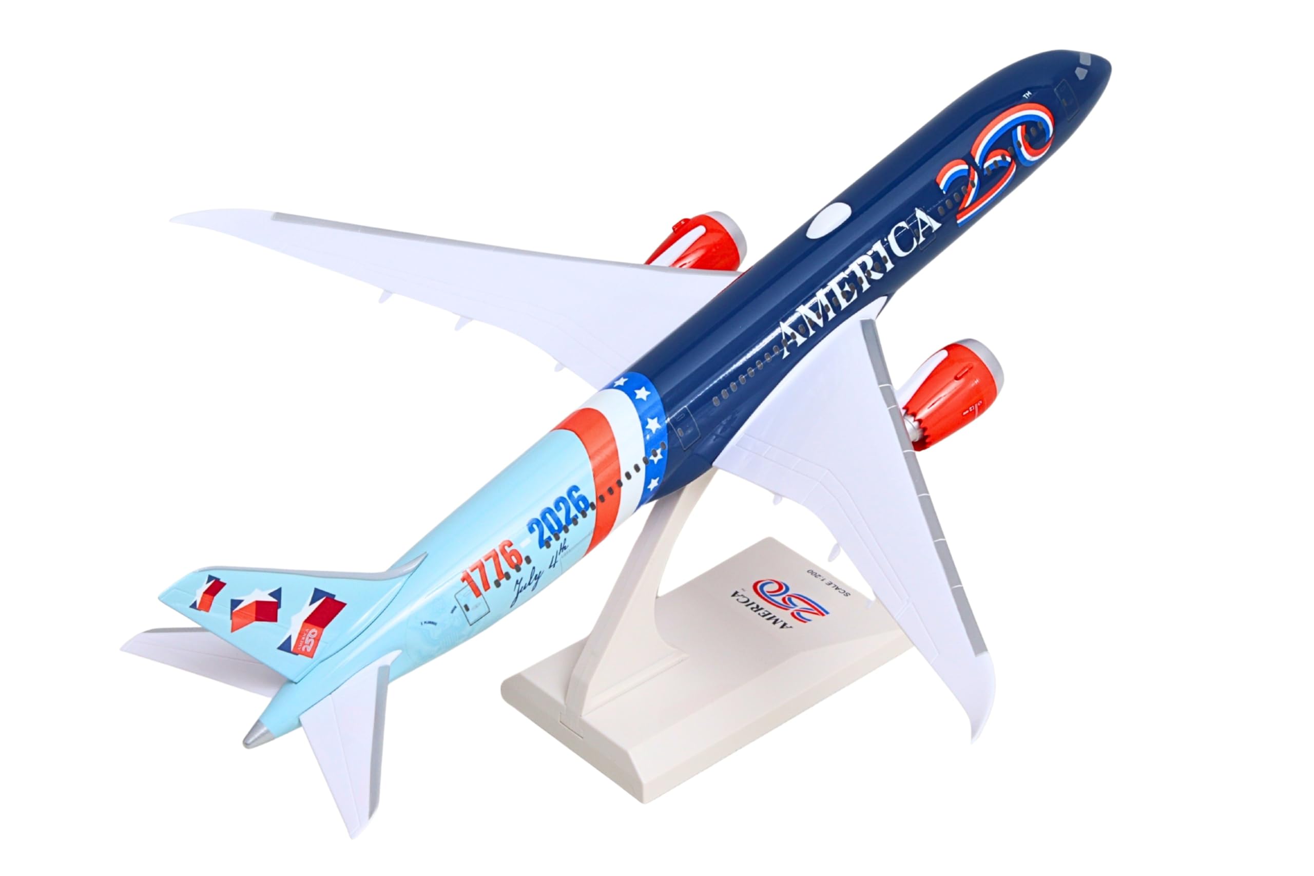 Amazon.com: SkyMarks America 250th Anniversary 1/200 Scale