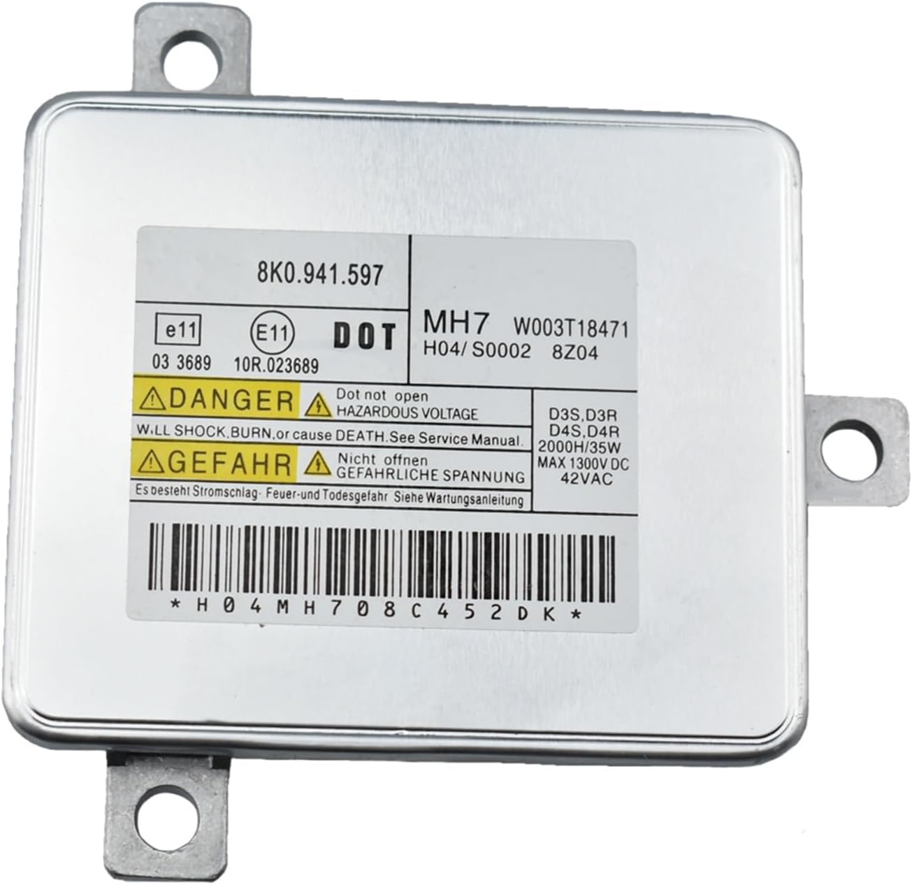 Compatible with VW A1 A3 A4 A5 A6 A7 A8 Q5 Q7 CC Car Headlight Bulbs HID Xenon Ballast 8K0941597C 8K0.941.597 C W003T20171