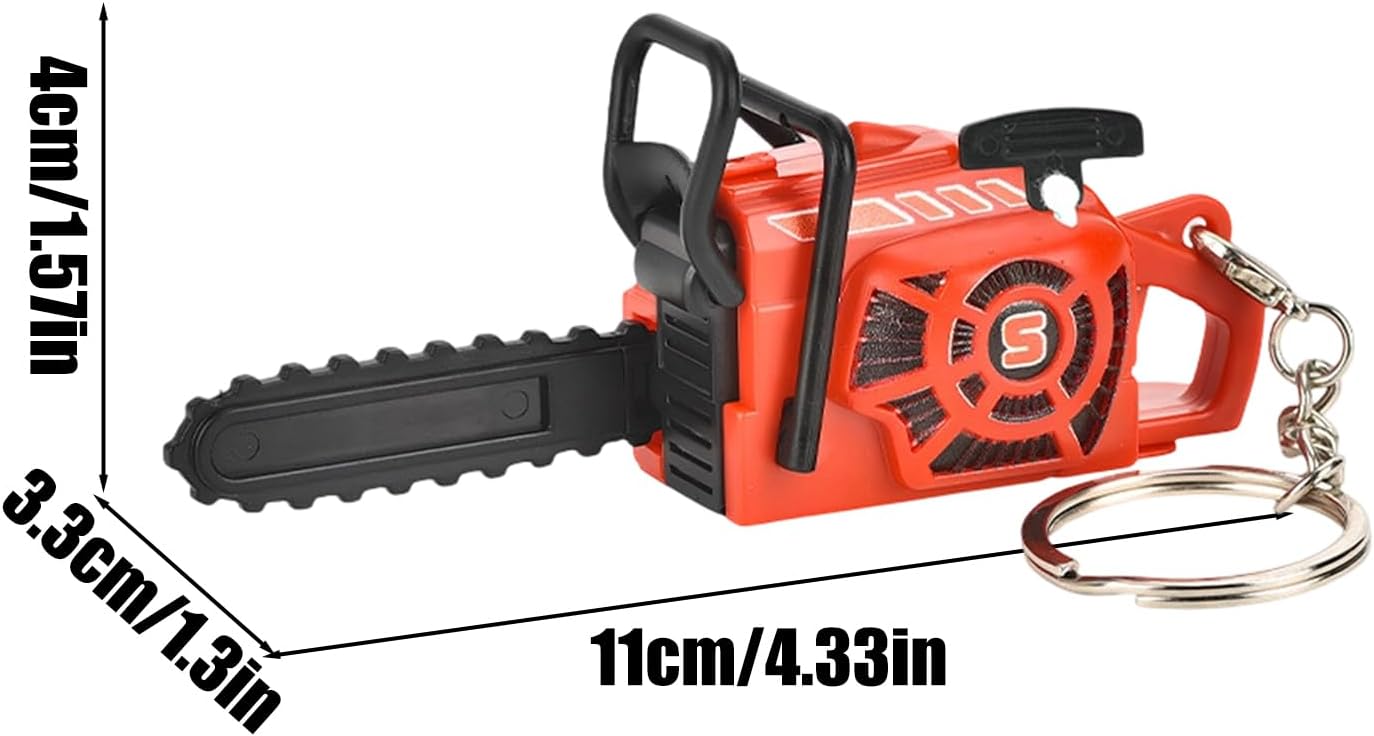 Electric Toy Chainsaw, Pull Cord Prank Tool, 4.3x1.6x1.3 Inches Mini Construction Toy with Fun Sound, Sturdy Prank Toys, Toys Chainsaw with Realistic Design, Pranks Toyy for Men Boyfriend