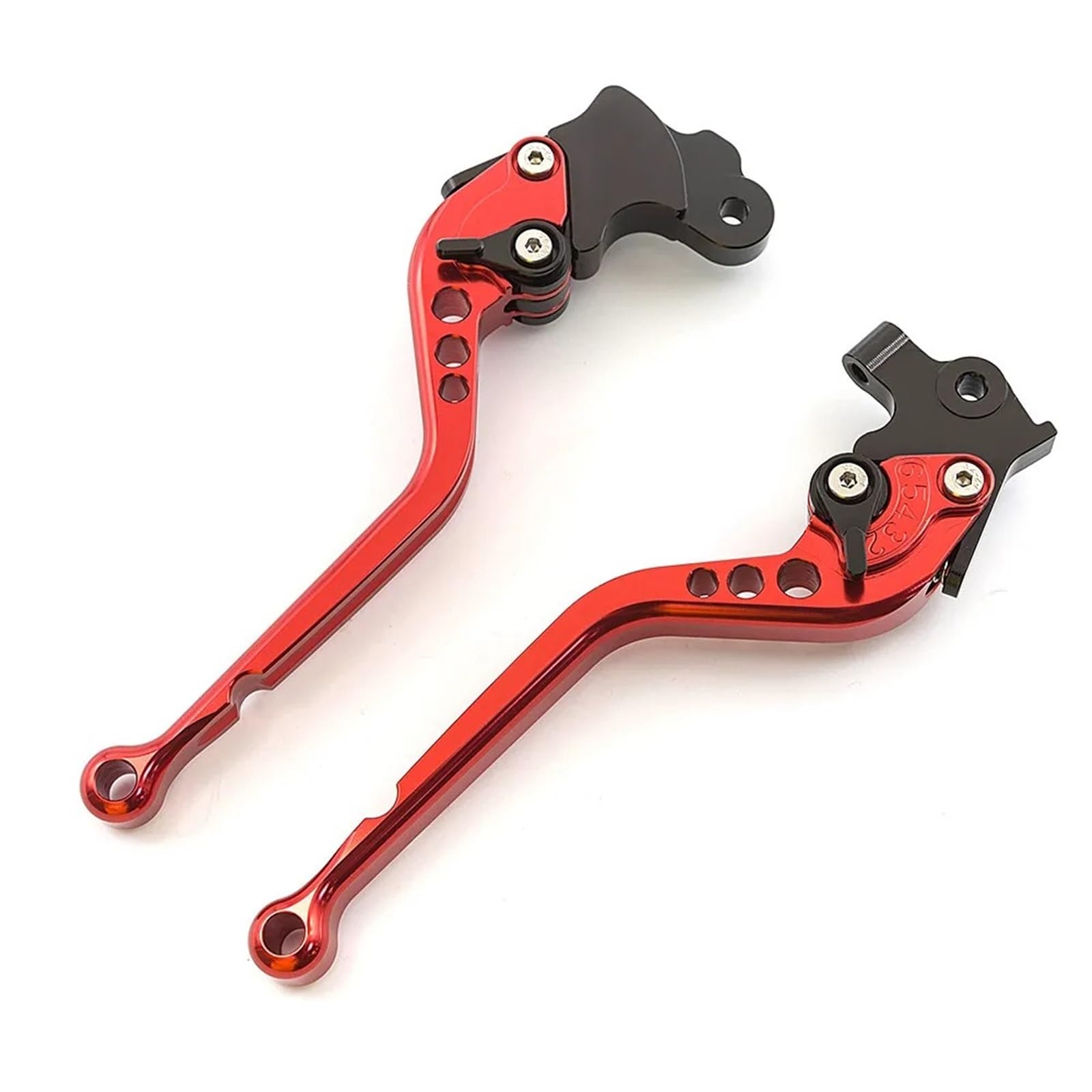 Pdaazvg 177Mm Red Brake Lever Handle For Kawasaki For Zx10r Zx 10R Zx-10R Z1000 Z1000sx Z750r Zx6r/636 2006-2018 Motorcycle Adjustable Brake Clutch Lever Motorcycle Lever Blades(177Mm Red)